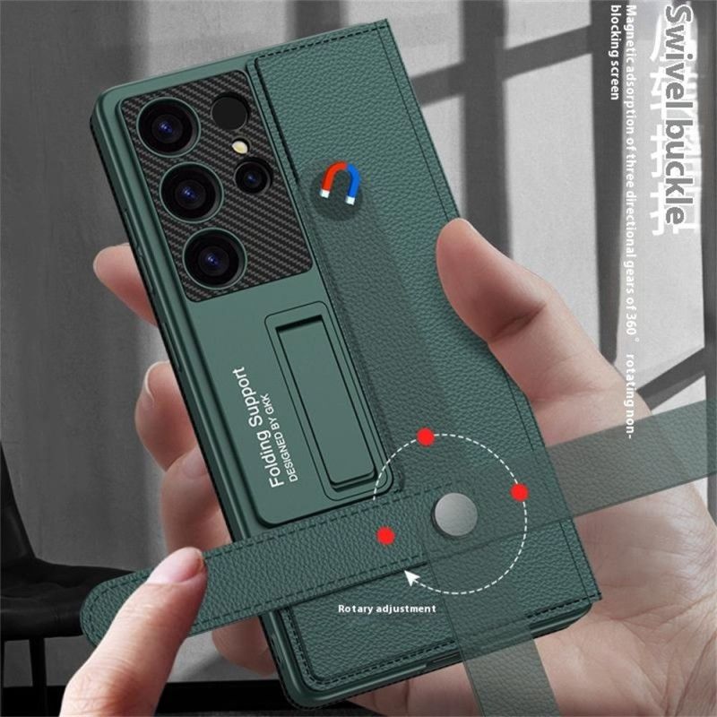 Etui Samsung Galaxy S25 Ultra 5g Z Uchwytem Na Karty I Podstawką Gkk