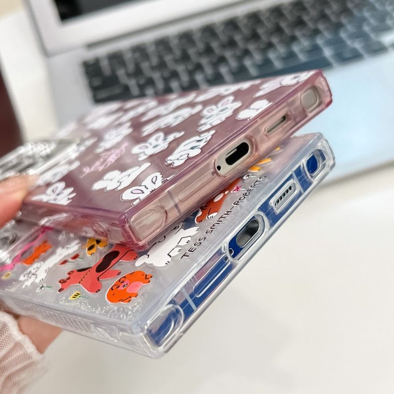 Etui Samsung Galaxy S25 Ultra 5g Zabawne Króliczki Z Osłoną Na Obiektyw Etui Ochronne