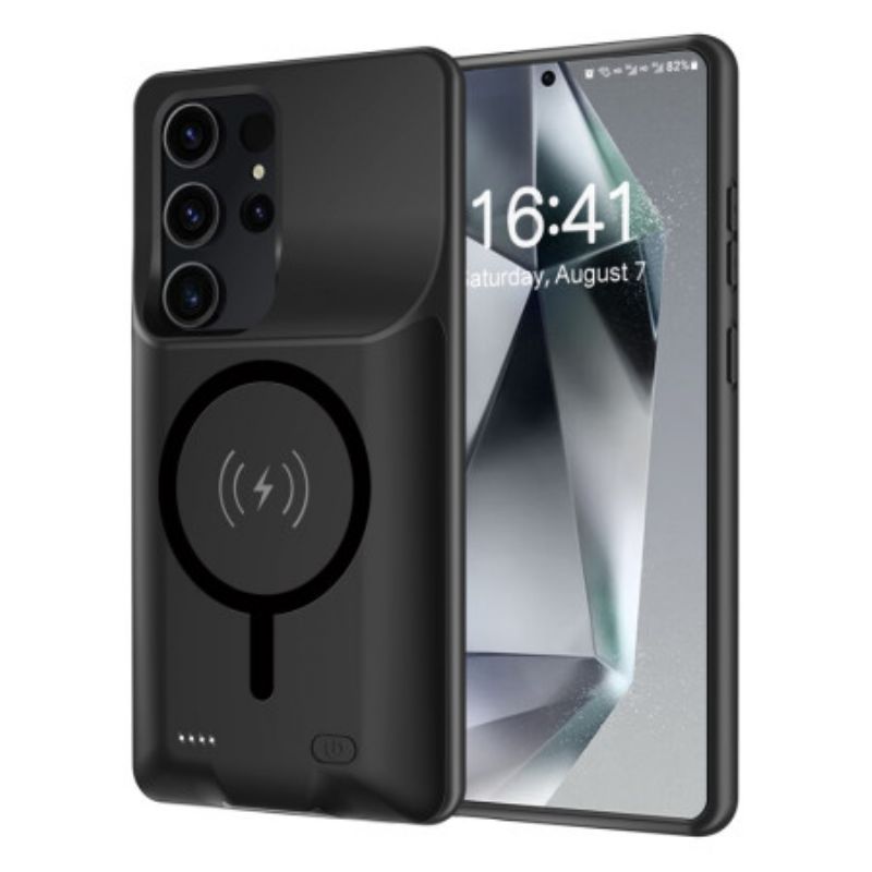 Etui Z Baterią 10000 Mah Do Ładowarki Zewnętrznej Samsunga Galaxy S25 Ultra Z Magnetycznym Mocowaniem