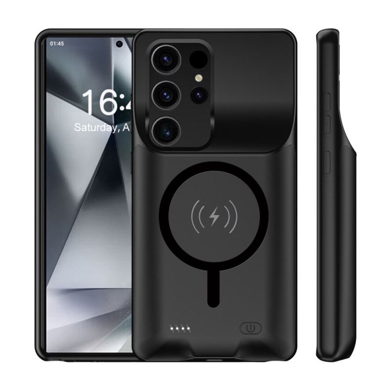 Etui Z Baterią 10000 Mah Do Ładowarki Zewnętrznej Samsunga Galaxy S25 Ultra Z Magnetycznym Mocowaniem