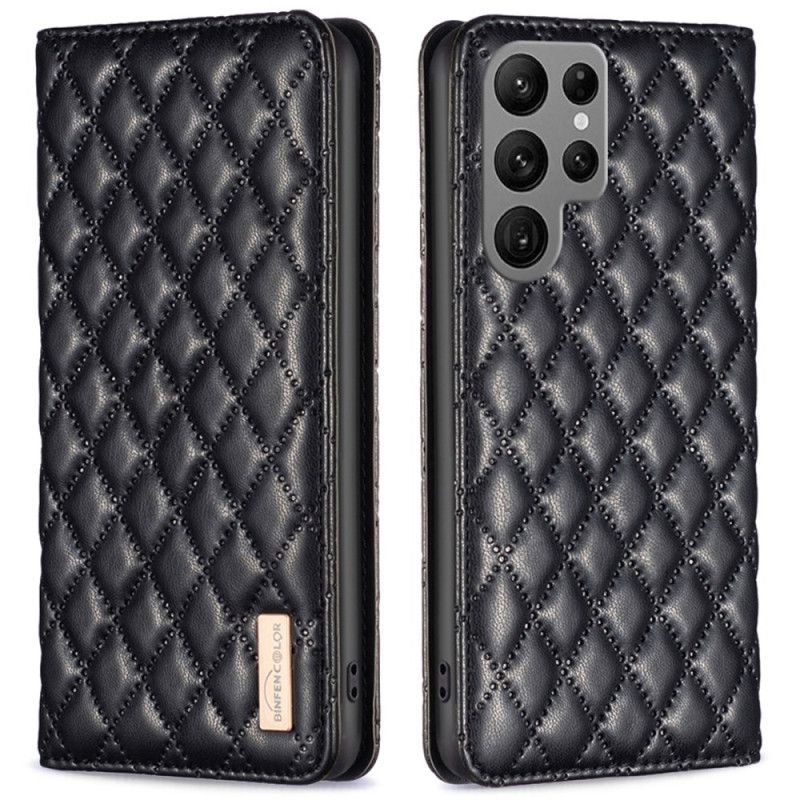 Flip Kotelot Do Samsung Galaxy S25 Ultra 5g Pikowana Binfen Color