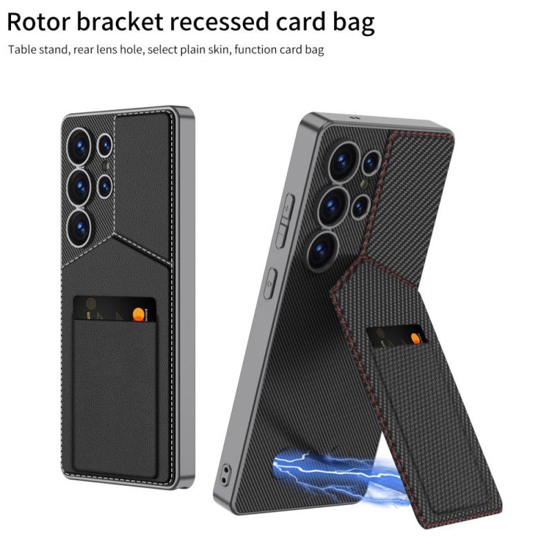 Futerały Samsung Galaxy S25 Ultra 5g Etui Na Telefon Etui Na Karty I Podstawka Gkk