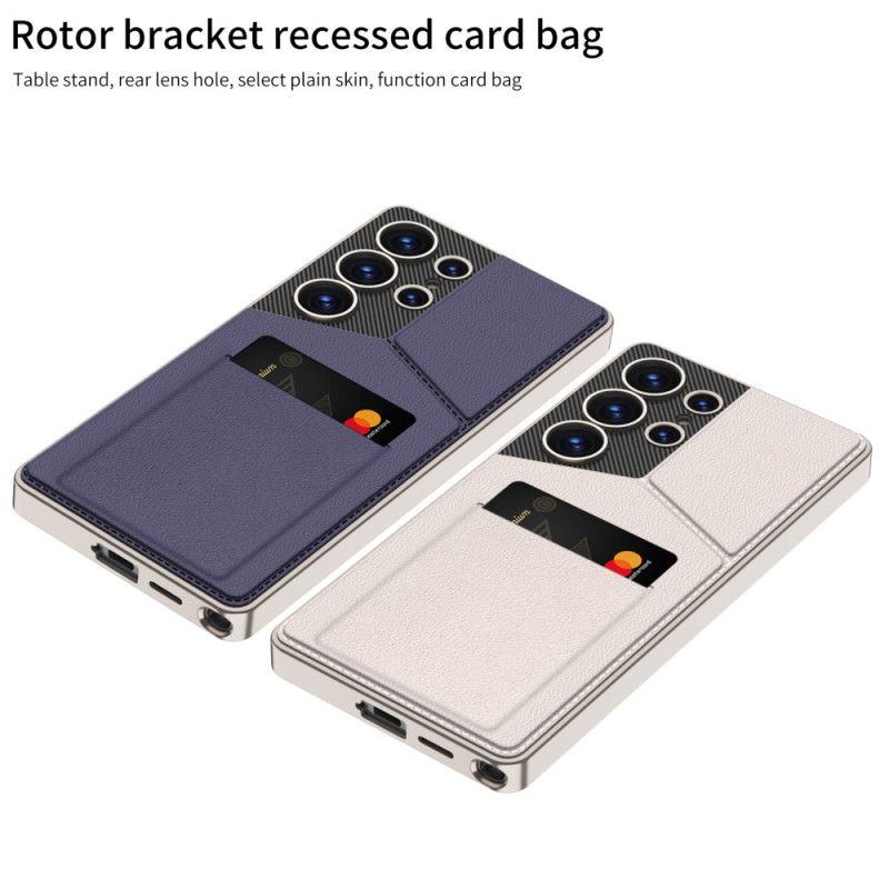 Futerały Samsung Galaxy S25 Ultra 5g Etui Na Telefon Etui Na Karty I Podstawka Gkk