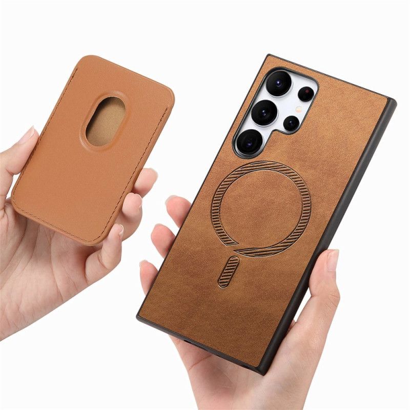 Futerały Samsung Galaxy S25 Ultra 5g Etui Na Telefon Odpinany Magnetyczny Uchwyt Na Karty W Stylu Zamszu