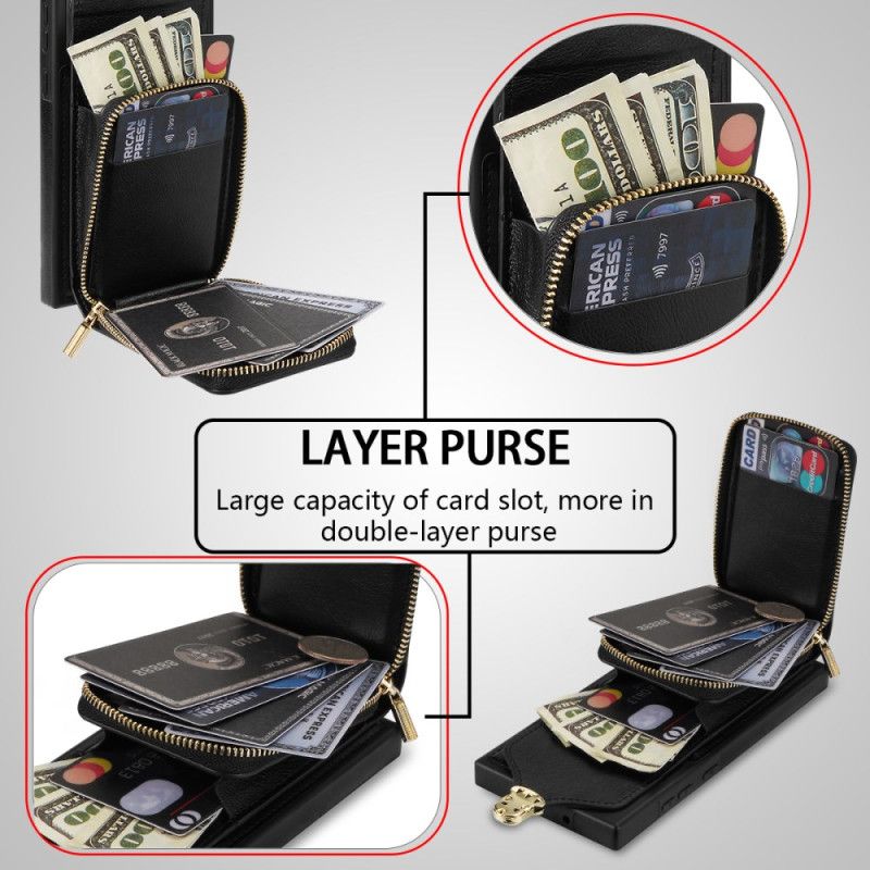 Futerały Samsung Galaxy S25 Ultra 5g Etui Na Telefon Portfel Na Suwak I Na Ramię