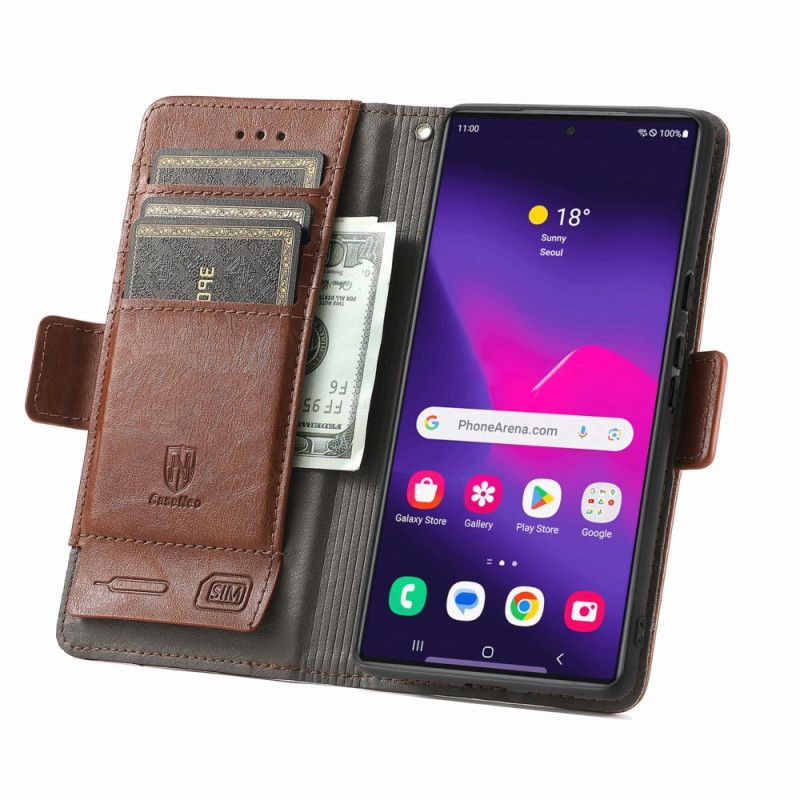 Pokrowce Samsung Galaxy S25 Ultra 5g Dwukolorowe Etui Caseneo Z Blokadą Rfid
