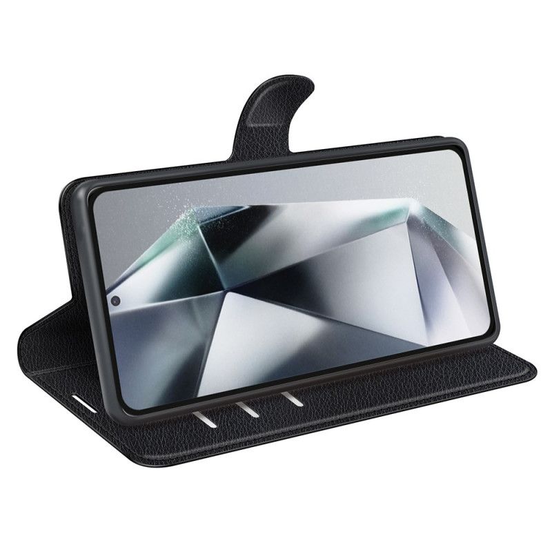 Skórzany Futerał Samsung Galaxy S25 Ultra 5g Etui Na Telefon Klasyczna Sztuczna Skóra Liczi