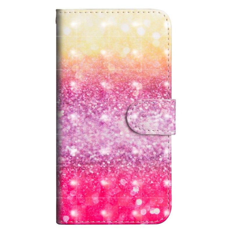 Etui Folio Sony Xperia 10 Brokat Gradientu Magenta Etui Ochronne