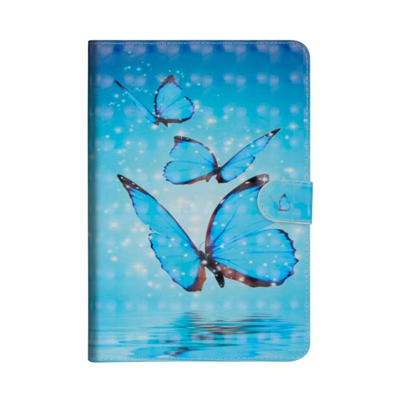 Etui Folio Huawei MediaPad T3 10 Niebieskie Motyle Etui Ochronne