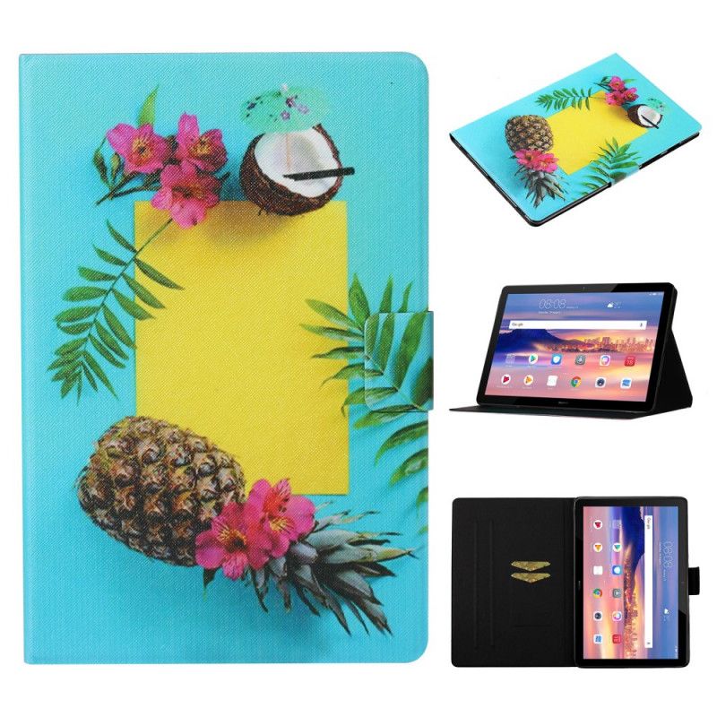 Etui Folio Huawei MediaPad T3 10 Owoce Egzotyczne