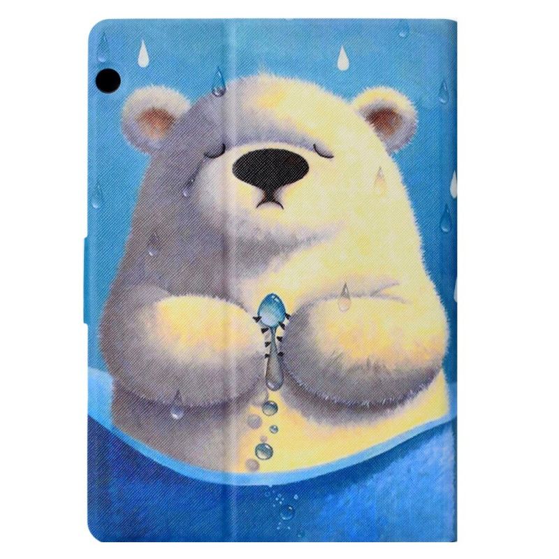 Skórzany Futerał Huawei MediaPad T3 10 Etui na Telefon Niedźwiedź Polarny