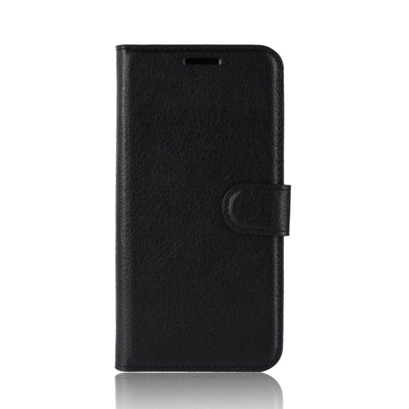 Etui Folio Samsung Galaxy A40 Biały Czarny Klasyczny
