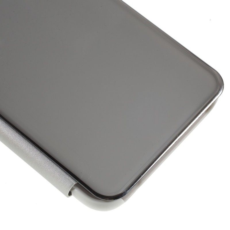 Flip Kotelot Samsung Galaxy A40 Granatowy Czarny Lustro
