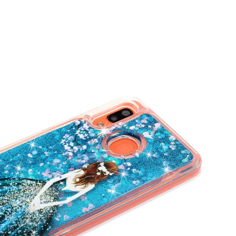 Futerały Samsung Galaxy A40 Etui na Telefon Brokat Księżniczki