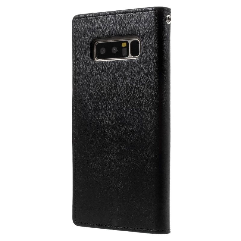 Etui Folio Samsung Galaxy Note 8 Cyjan Sonata Ze Sztucznej Skóry Rtęciowej Goospery Etui Ochronne