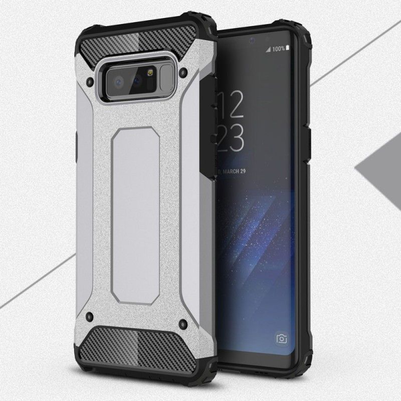 Etui Samsung Galaxy Note 8 Czerwony Czarny Ocalały