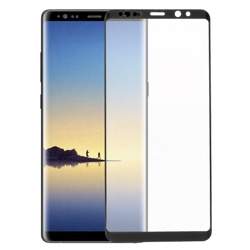 Ochrona Szkła Hartowanego Samsung Galaxy Note 8 Przezroczysty Czarny