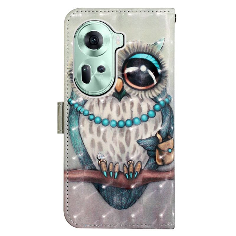 Obudowa Oppo Reno 11 5g Etui Na Telefon Szara Sowa