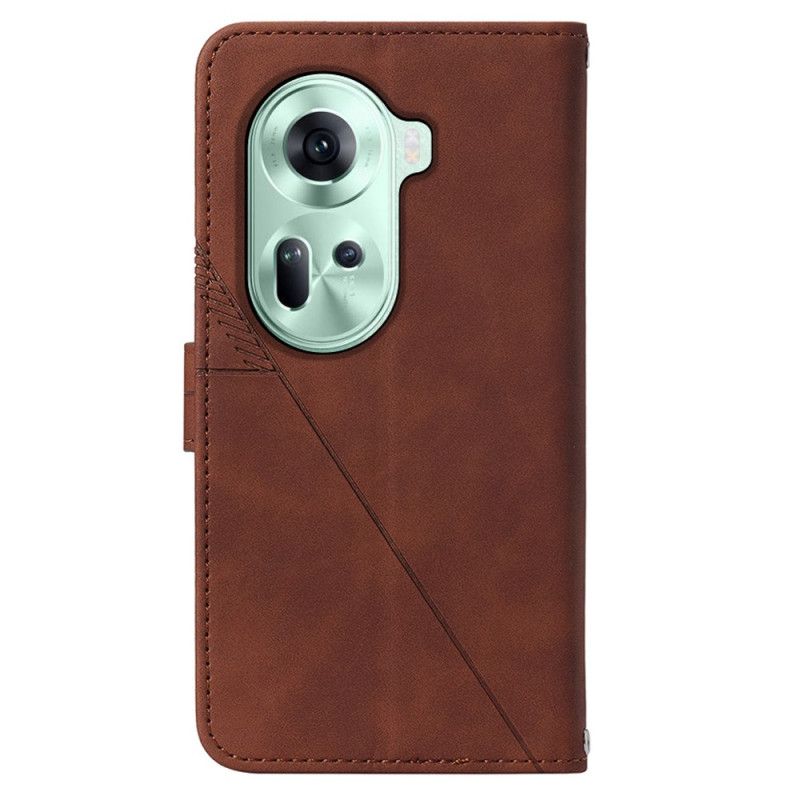 Obudowa Oppo Reno 11 5g Etui Na Telefon Trójkąty Barkowe