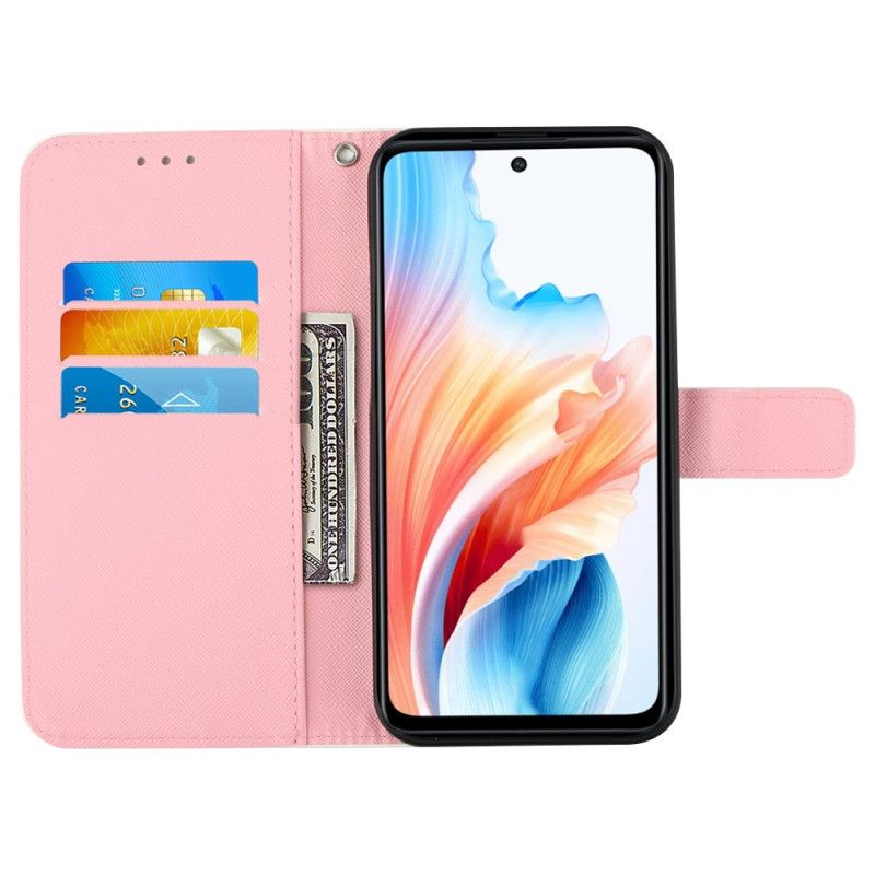 Pokrowce Oppo Reno 11 5g Różowe Motyle