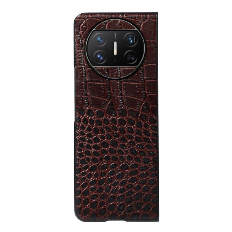 Etui Huawei Mate X3 Styl Ze Skóry Krokodyla