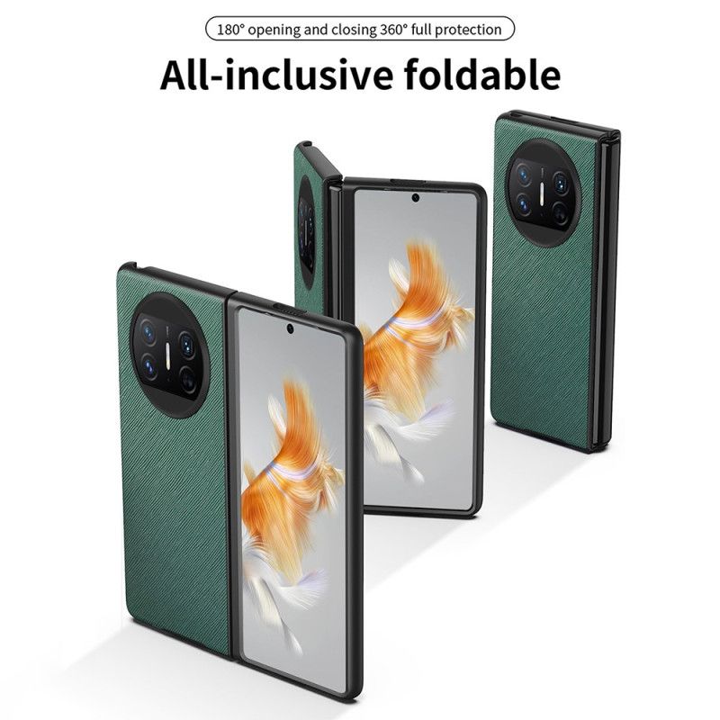 Etui Huawei Mate X3 Tekstura Tkana Etui Ochronne