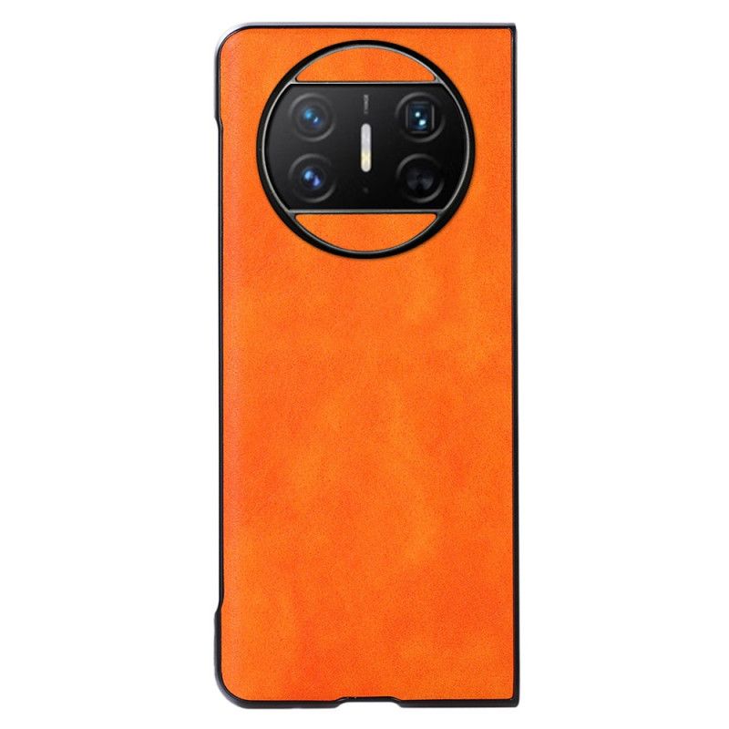 Etui Huawei Mate X3 Wzór Ze Sztucznej Skóry Liczi