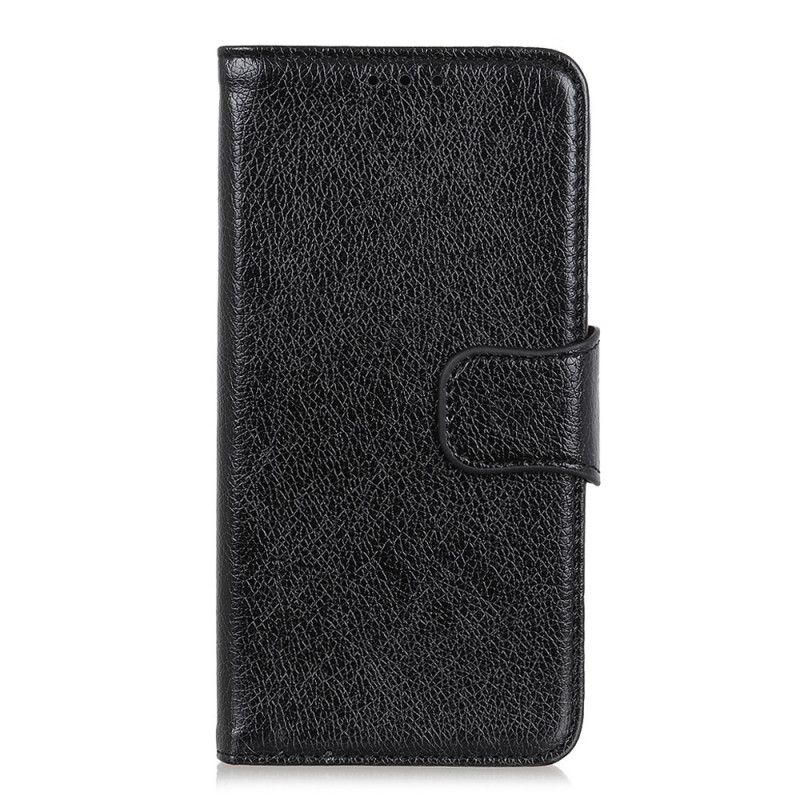 Etui Folio Xiaomi Redmi Note 8 Pro Czerwony Czarny Dwoina Ze Skóry Nappa Etui Ochronne