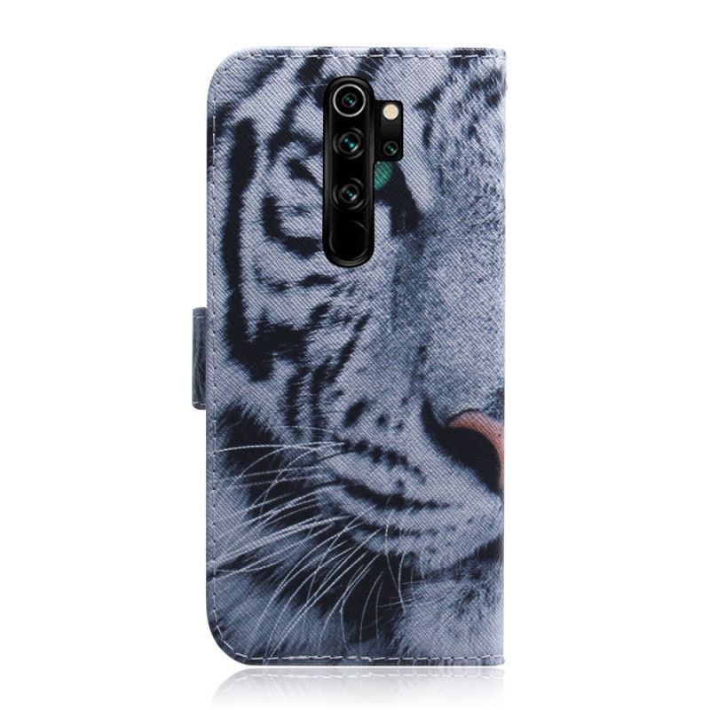 Etui Folio Xiaomi Redmi Note 8 Pro Twarz Tygrysa