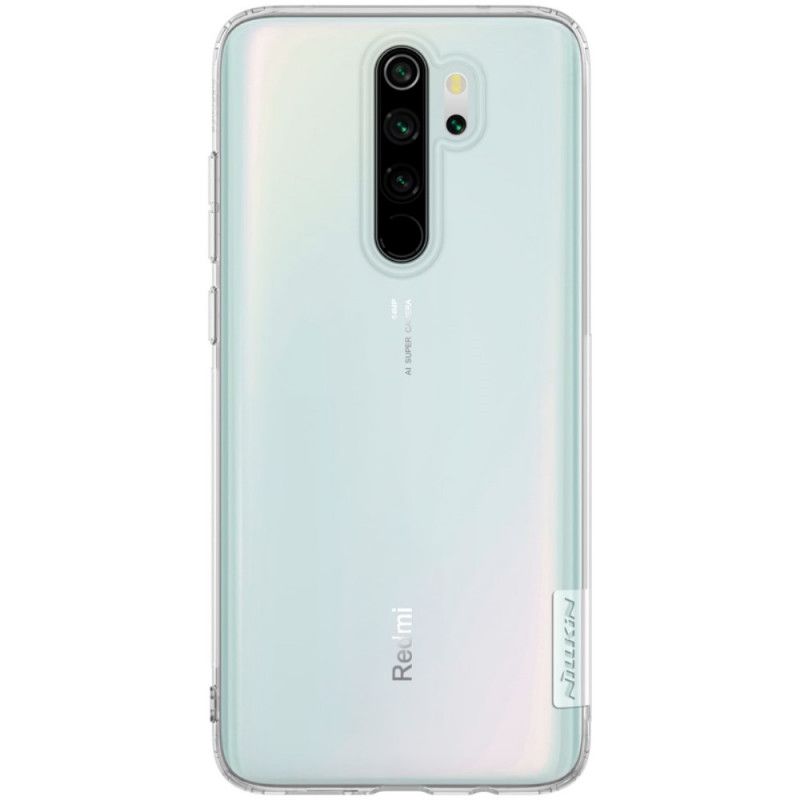 Etui Xiaomi Redmi Note 8 Pro Biały Przezroczysty Nillkin Etui Ochronne