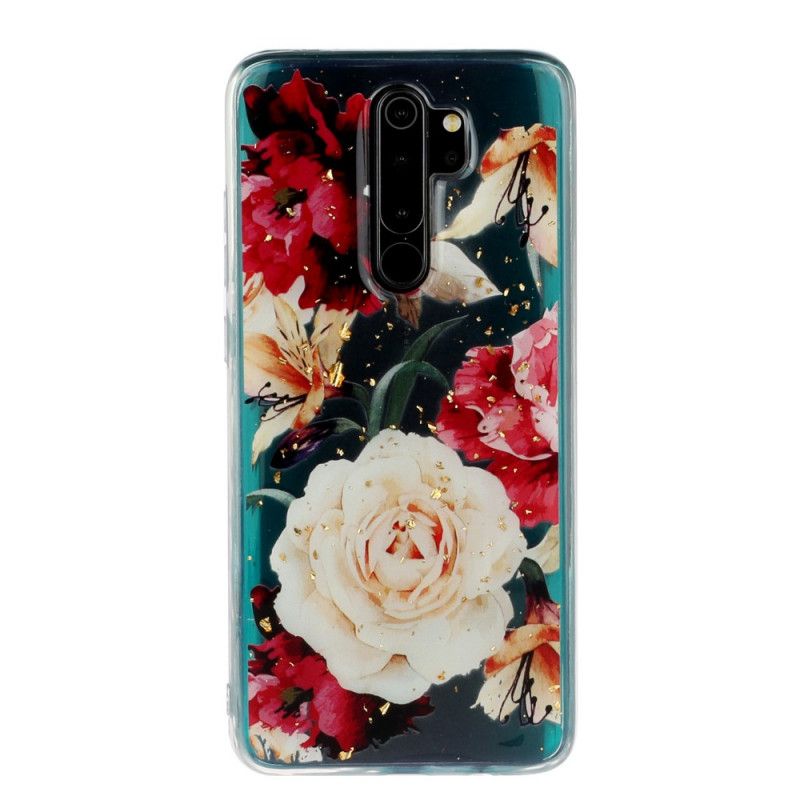 Etui Xiaomi Redmi Note 8 Pro Przezroczyste Piękne Bukiety Etui Ochronne