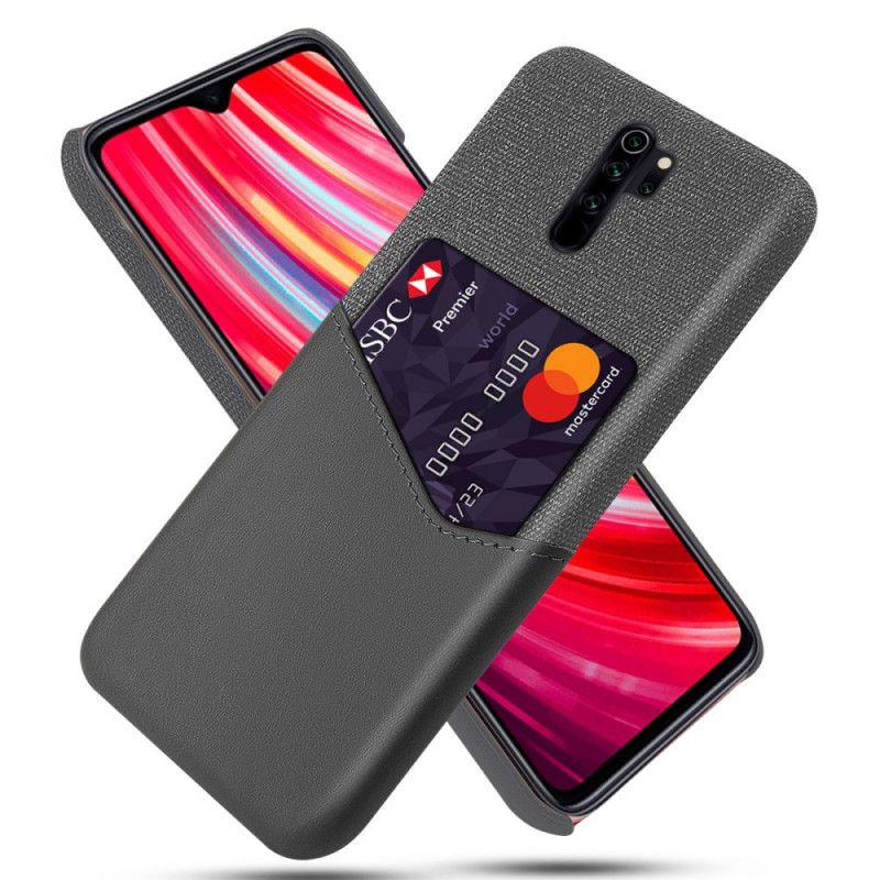 Etui Xiaomi Redmi Note 8 Pro Szary Czarny Posiadacz Karty Ksq Etui Ochronne