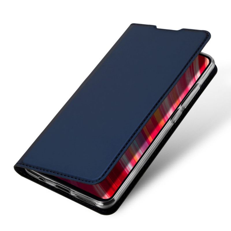 Flip Kotelot Xiaomi Redmi Note 8 Pro Granatowy Czarny Skóra Pro Dux Ducis Etui Ochronne