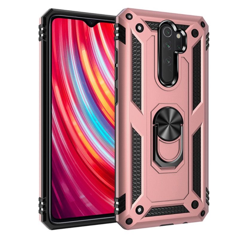 Futerały Xiaomi Redmi Note 8 Pro Czerwony Czarny Pierścień Premium