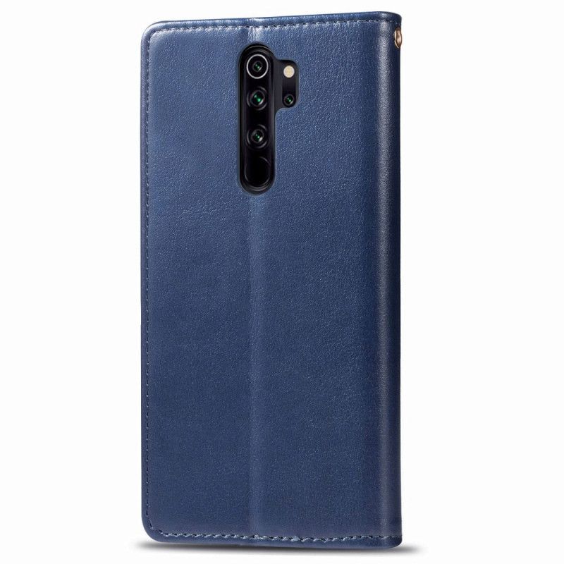 Pokrowce Xiaomi Redmi Note 8 Pro Zielony Czerwony Sztuczna Skóra I Zapięcie Vintage