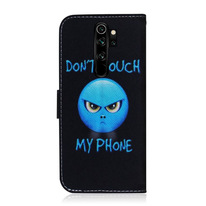 Skórzany Futerał Xiaomi Redmi Note 8 Pro Etui na Telefon Telefon Emoji