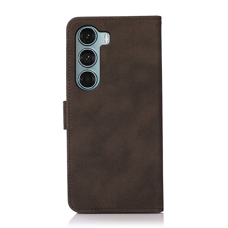 Etui Folio Moto G200 5g Efekt Skóry Moda Khazneh