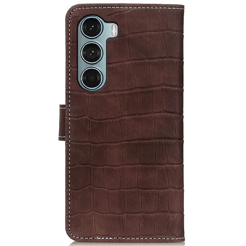 Etui Folio Moto G200 5g Moc Krokodyla