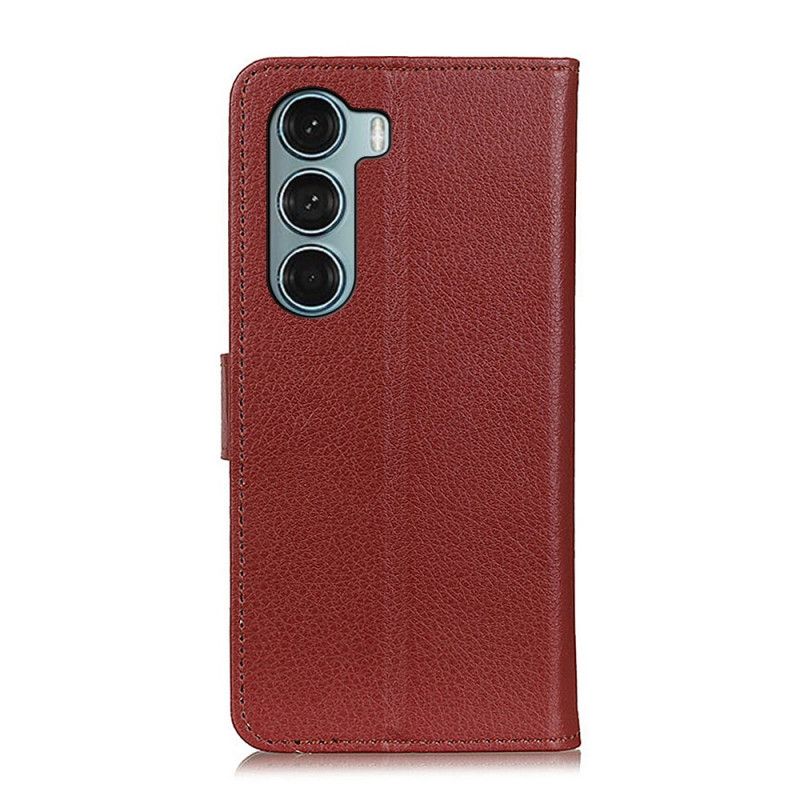 Etui Folio Moto G200 5g Tradycyjnie Liczi Etui Ochronne