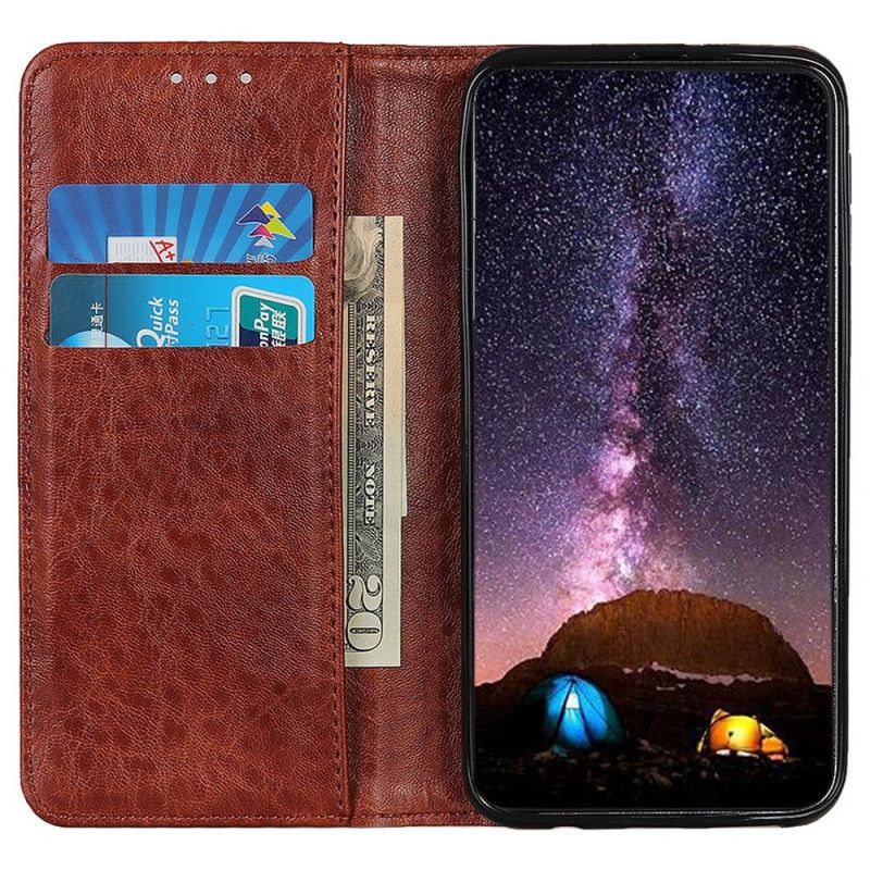 Flip Kotelot Moto G200 5g Tekstura Skóry