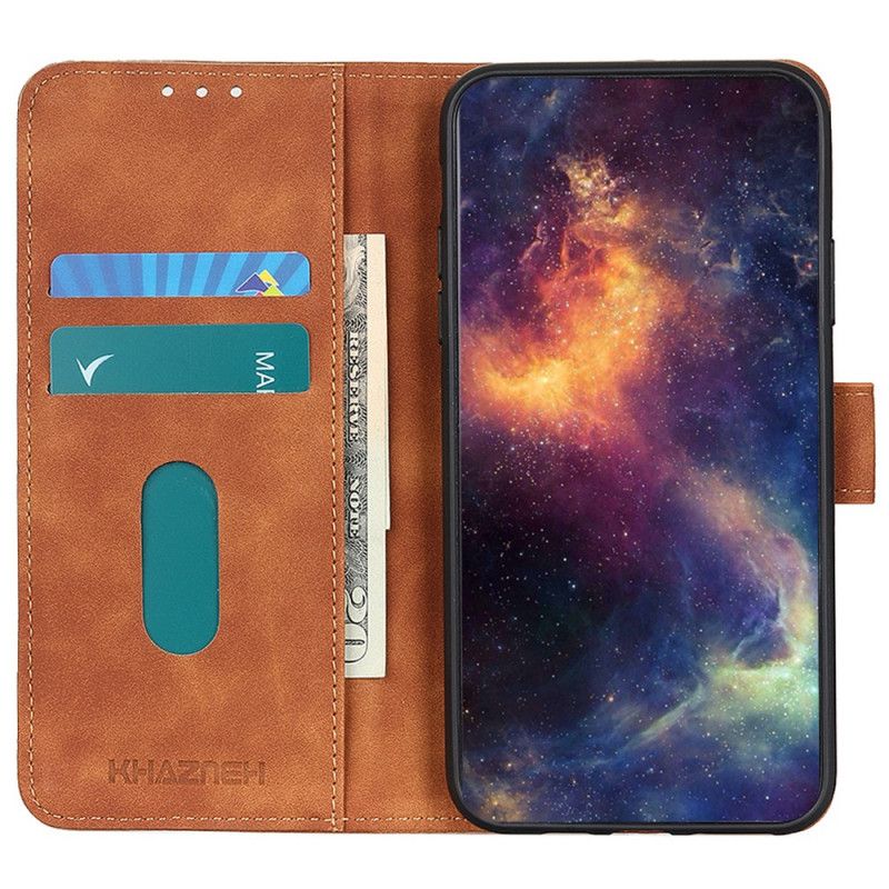 Obudowa Moto G200 5g Etui Na Telefon Efekt Skóry Vintage Khazneh