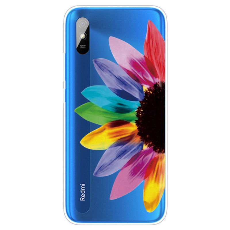 Etui Xiaomi Redmi 9A Kolorowy Kwiat Etui Ochronne