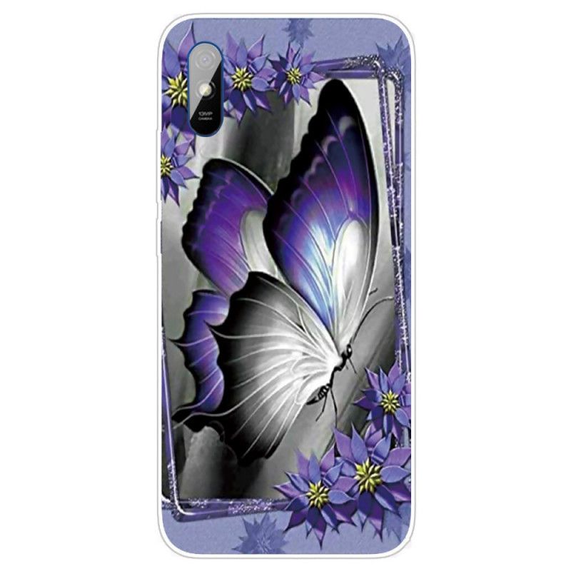 Etui Xiaomi Redmi 9A Motyl Królewski Etui Ochronne