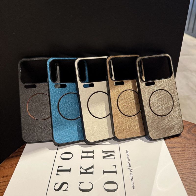 Etui Do Xiaomi 17 Pro Magnetyczna Tekstura Jedwabiu