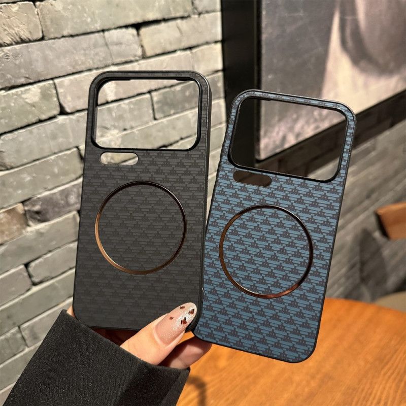 Etui Do Xiaomi 17 Pro Magnetyczna Trójkątna Tekstura Góry