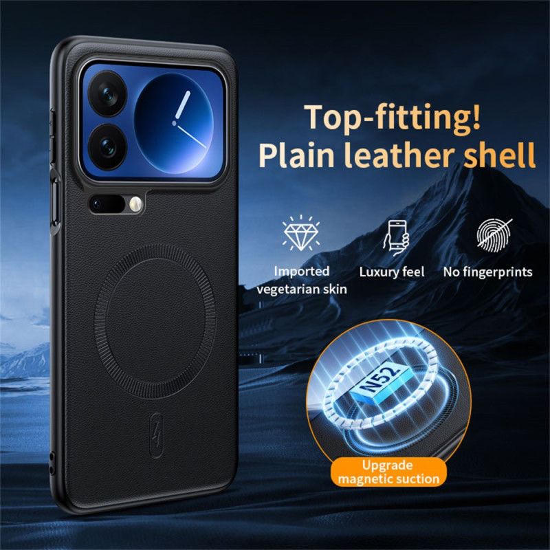 Etui Do Xiaomi 17 Pro Magnetyczne Etui Ze Sztucznej Skóry