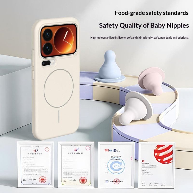 Etui Do Xiaomi 17 Pro Magnetyczny Silikon Silikonowy