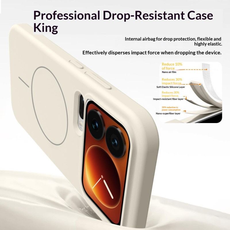 Etui Do Xiaomi 17 Pro Magnetyczny Silikon Silikonowy