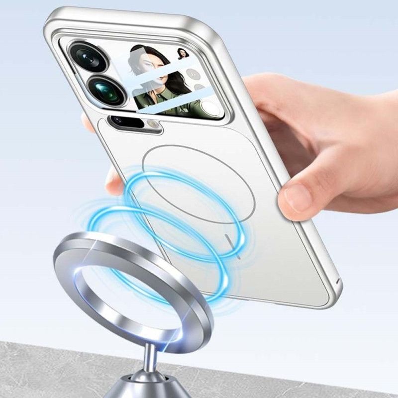 Etui Do Xiaomi 17 Pro Magnetyczny Z Folią Ochronną Z Tyłu