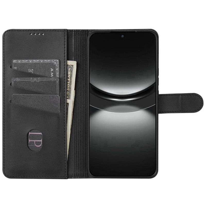 Etui Folio Do Xiaomi 17 Pro Azns Efekt Skóry